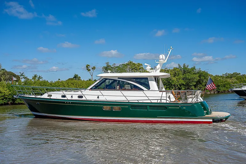 Slide: The Image of 2011 Hunt Yachts 52 cruising on a sunny day. - 0
