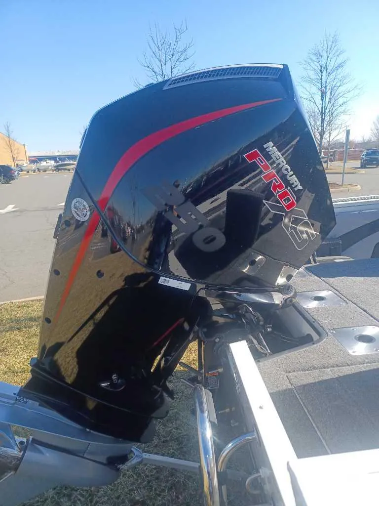 Slide: The Image of 2024 Ranger VX1988 WT boat with Mercury Pro outboard motor. - 2