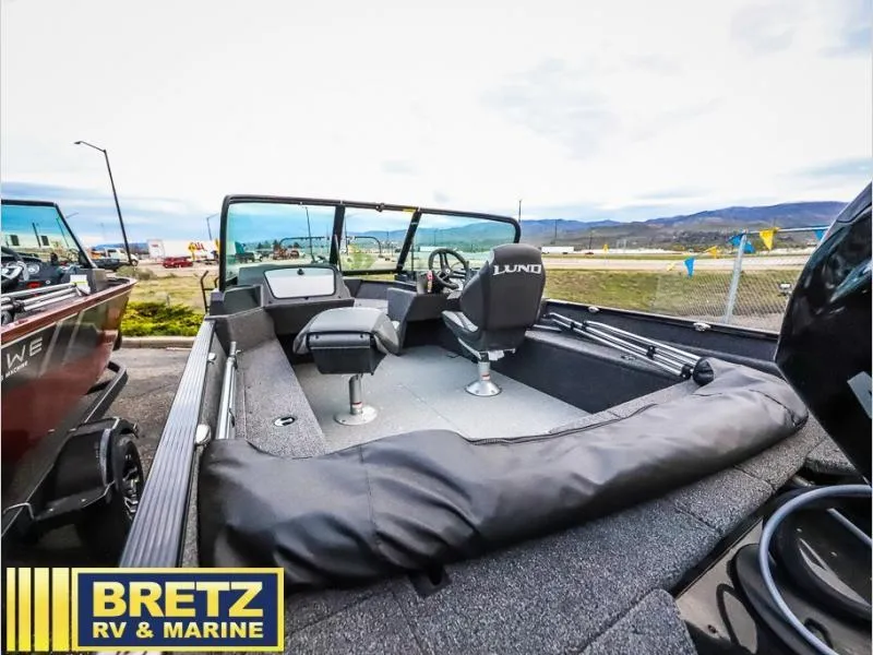 Slide: The Image of 2024 Angler 1650 Sport boat interior at Bretz RV & Marine dealership. - 10