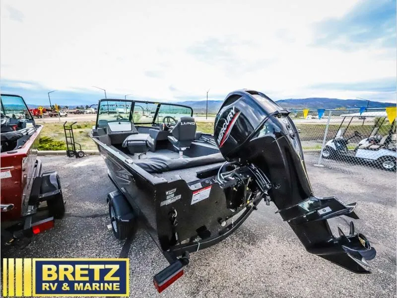Slide: The Image of 2024 Angler 1650 Sport boat with Mercury engine at Bretz RV & Marine dealership. - 4