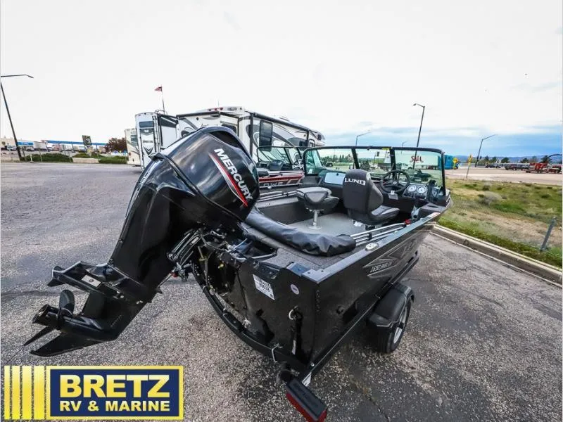 Slide: The Image of 2024 Angler 1650 Sport boat with Mercury engine at Bretz RV & Marine dealership. - 5