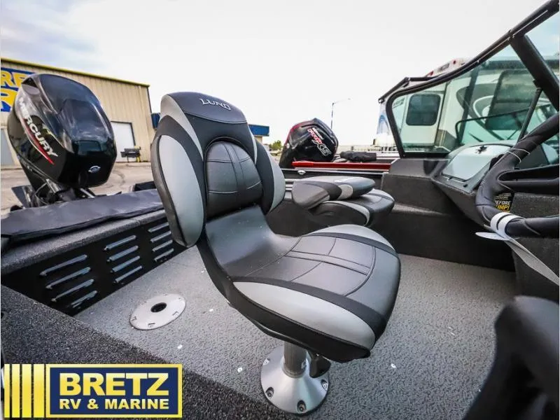 Slide: The Image of 2024 Angler 1650 Sport boat interior with comfortable seating at Bretz RV & Marine. - 9
