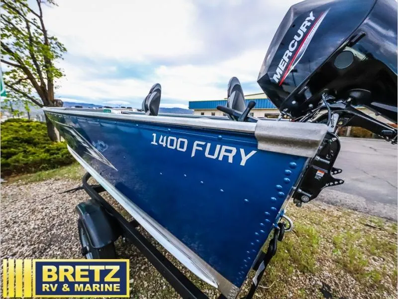 Slide: The Image of 2024 Fury 1400 Tiller boat with Mercury engine at Bretz RV & Marine. - 6