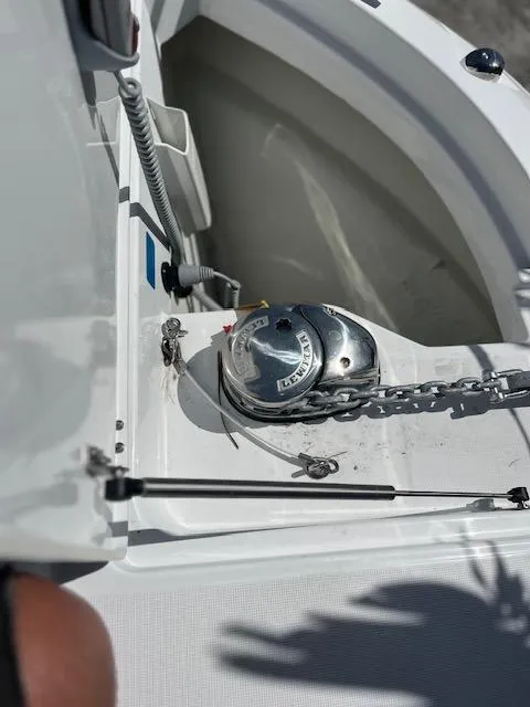 Slide: The Image of 2024 Jeanneau NC Weekender 895 anchor winch and chain. - 19