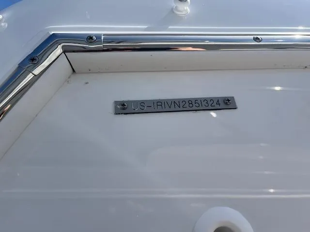 Slide: The Image of 2024 Jeanneau NC Weekender 895 boat hull identification number (HIN) plate. - 22