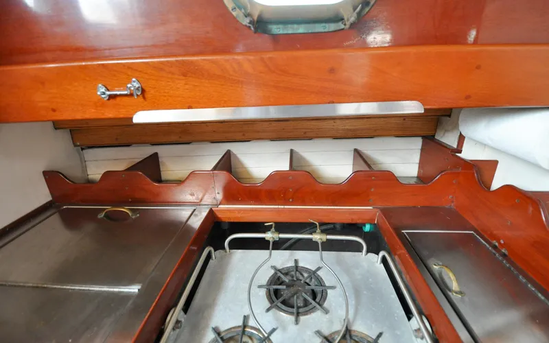 Slide: The Image of Custom Eldredge-McInnis 47 Cutter - Prowess - Galley - Storage - 124