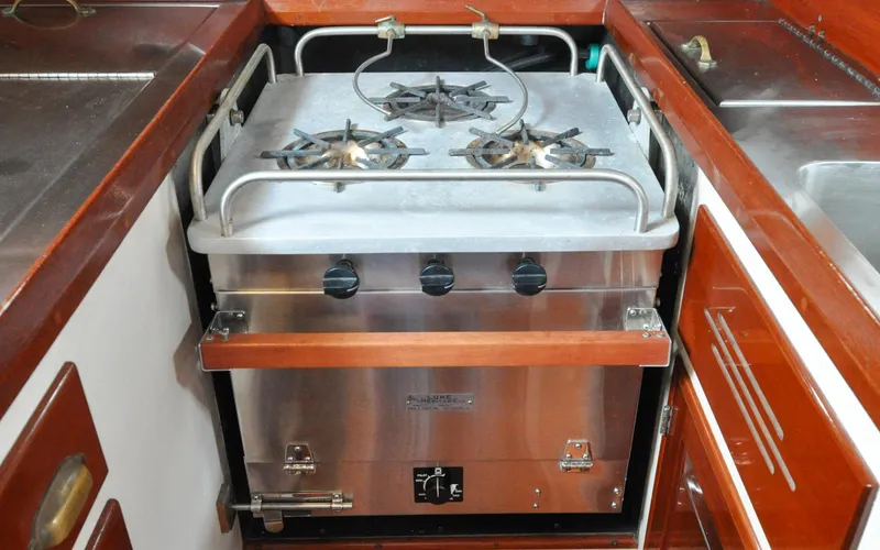 Slide: The Image of Custom Eldredge-McInnis 47 Cutter - Prowess - Galley - Range - 125