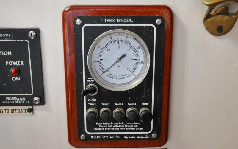 Slide: The Image of Custom Eldredge-McInnis 47 Cutter - Prowess - Galley - Fridge Temperature Gauge - 128