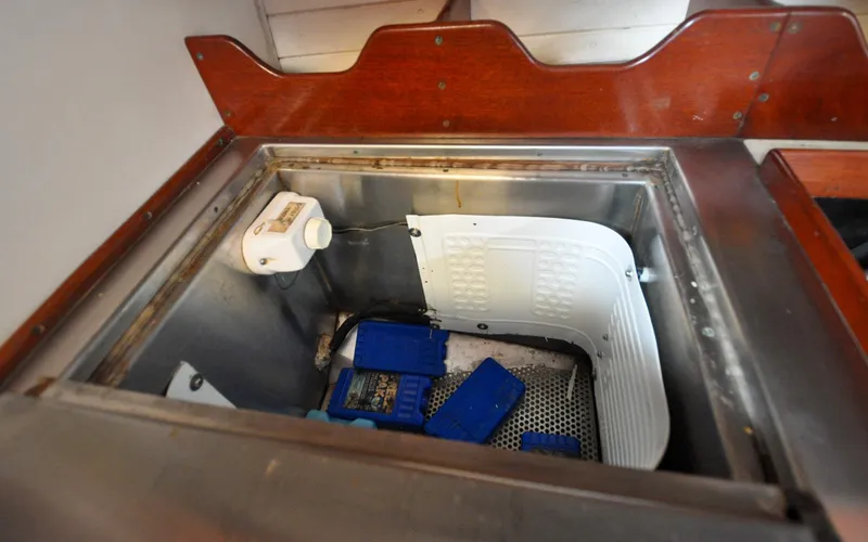 Slide: The Image of Custom Eldredge-McInnis 47 Cutter - Prowess - Galley - Fridge - 132