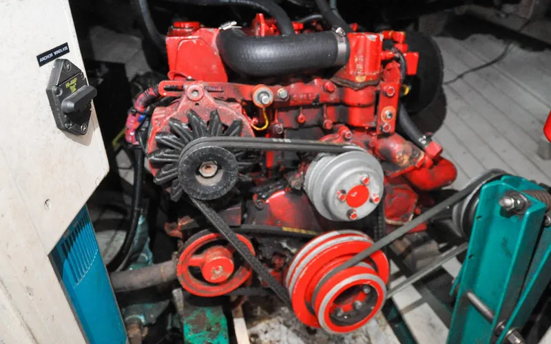 Slide: The Image of Custom Eldredge-McInnis 47 Cutter - Engine Room - 135