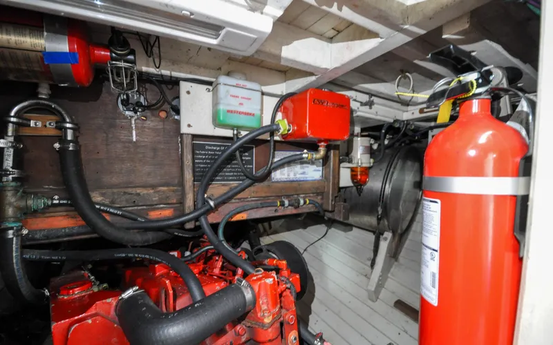 Slide: The Image of Custom Eldredge-McInnis 47 Cutter - Engine Room - 138