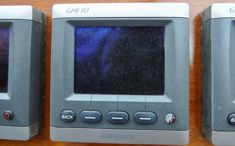 Slide: The Image of Custom Eldredge-McInnis 47 Cutter - Prowess - Cockpit - Data Display - 16