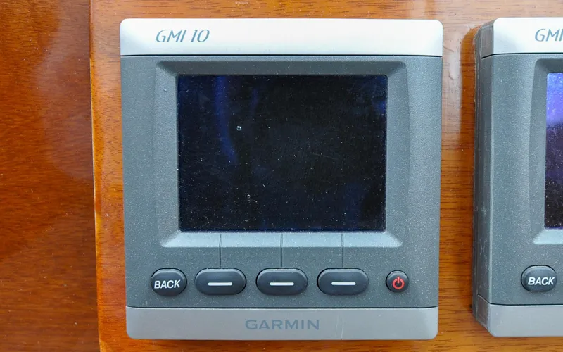 Slide: The Image of Custom Eldredge-McInnis 47 Cutter - Prowess - Cockpit - Data Display - 17