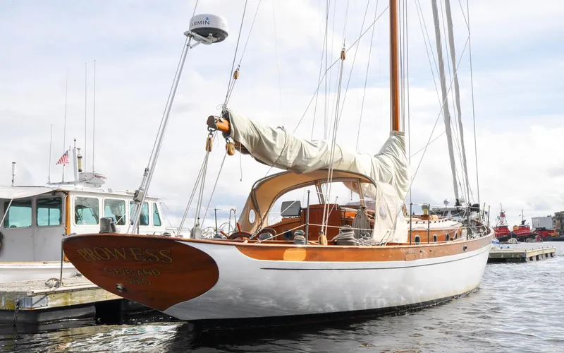 Slide: The Image of Custom Eldredge-McInnis 47 Cutter - Prowess - On Float - 2