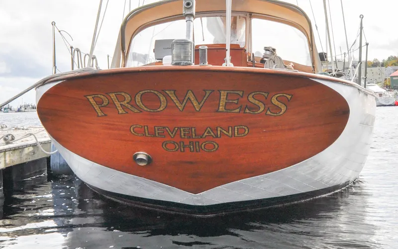 Slide: The Image of Custom Eldredge-McInnis 47 Cutter - Prowess - On Float - 3