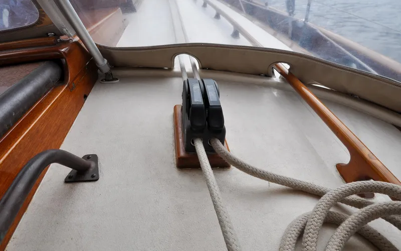 Slide: The Image of Custom Eldredge-McInnis 47 Cutter - Prowess - Cockpit - Clutches - 32