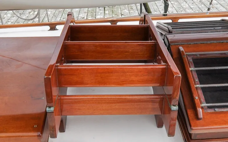 Slide: The Image of Custom Eldredge-McInnis 47 Cutter - Prowess - Coach Roof - Swim Ladder - 39