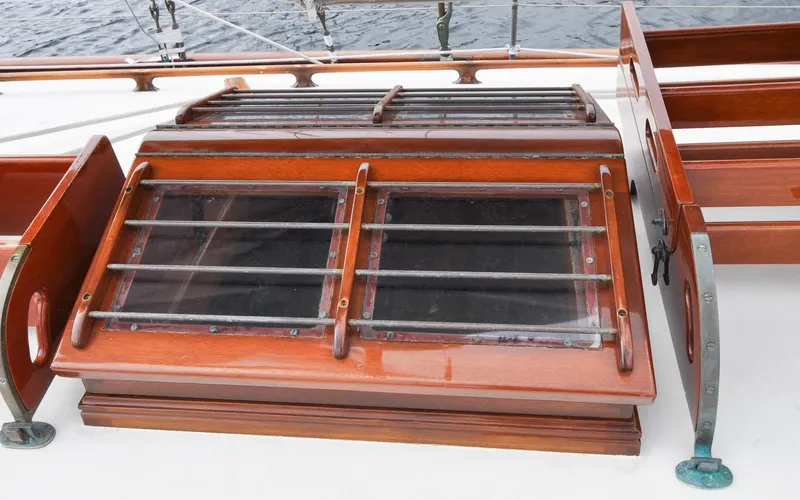 Slide: The Image of Custom Eldredge-McInnis 47 Cutter - Butterfly Deck Hatch Prowess - Coach Roof - Butterfly Hatch - 45