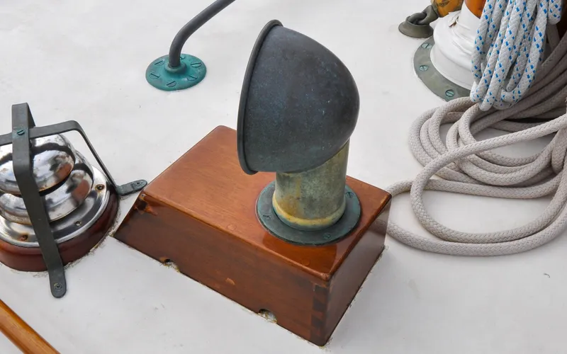 Slide: The Image of Custom Eldredge-McInnis 47 Cutter - Prowess - Coach Roof - Dorade Box and Cowle - 47