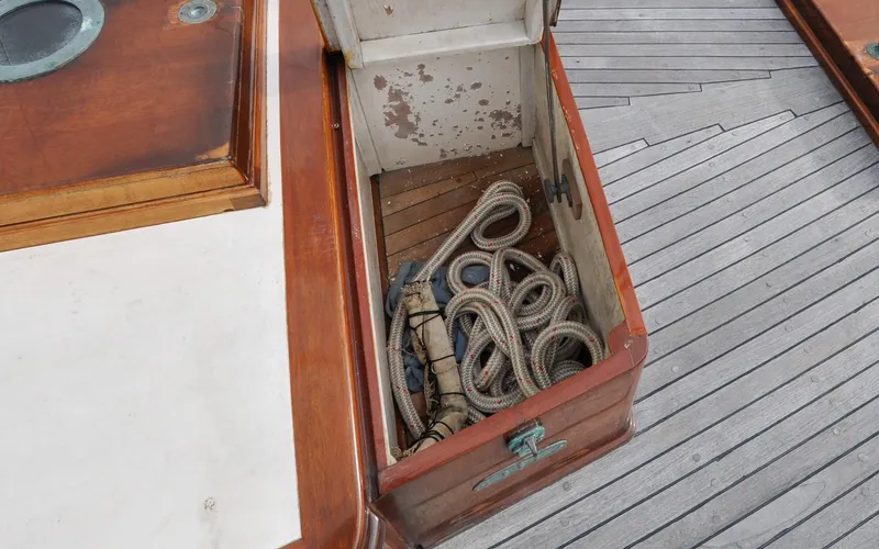 Slide: The Image of Custom Eldredge-McInnis 47 Cutter - Prowess - Fore Deck - Locker - 51