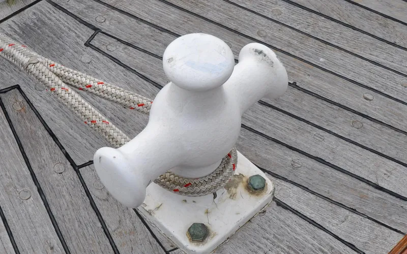 Slide: The Image of Custom Eldredge-McInnis 47 Cutter - Prowess - Fore Deck - Sampson Post - 54