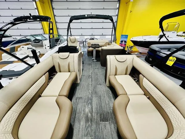 Slide: The Image of 2024 Godfrey Pontoons Monaco 235 SFL GTP 27 In. Center Tube Package interior view. - 6
