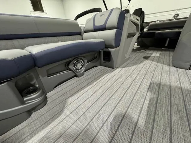 Slide: The Image of 2024 Avalon Catalina Rear J Lounger 23 FT pontoon boat interior view. - 22