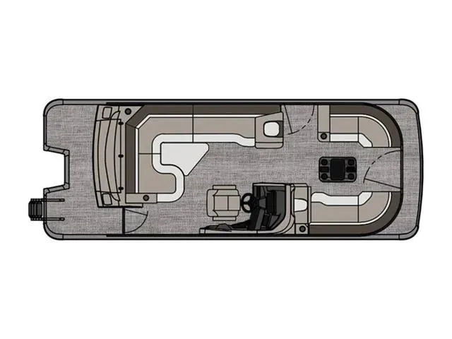 Slide: The Image of 2024 Avalon Catalina Rear J Lounger 23 FT with Yamaha 175 outboard motor in showroom. - 42