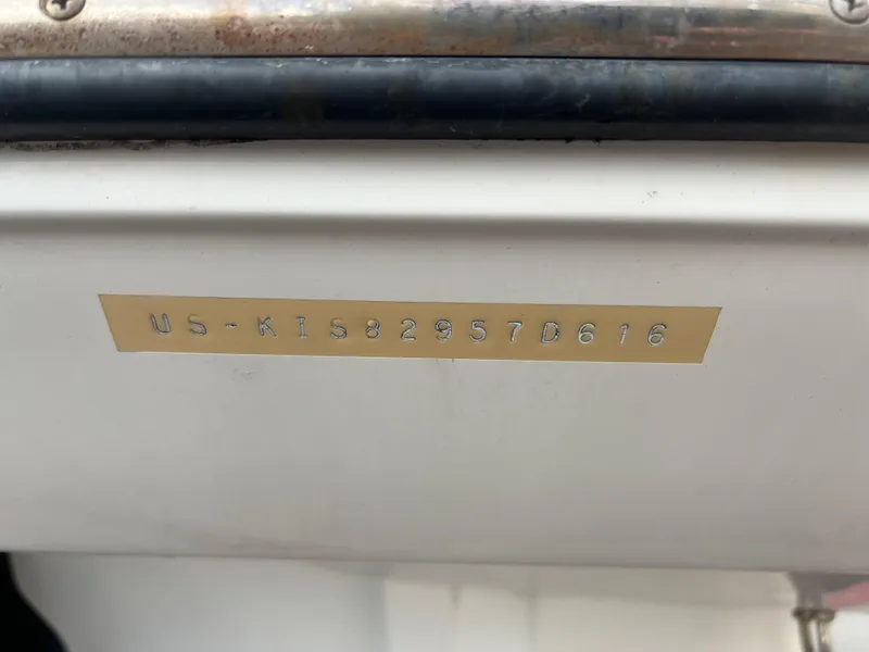 Slide: The Image of 2016 Crownline 270 SS boat hull identification number (HIN). - 23