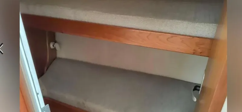 Slide: The Image of Bunk beds in 1999 Luhrs 360 Sportfish cabin. - 34