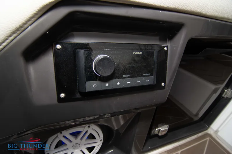 Slide: The Image of 2024 Monterey 278 SS boat audio system and speaker. - 33
