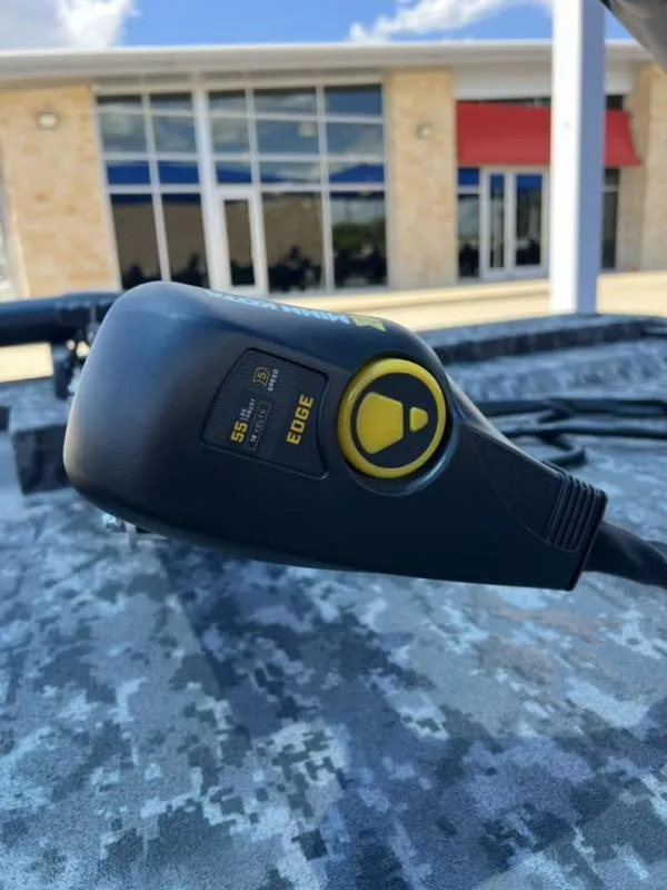 Slide: The Image of Close-up of a 2024 Havoc Boats 1756 FRRSCST trolling motor control. - 7