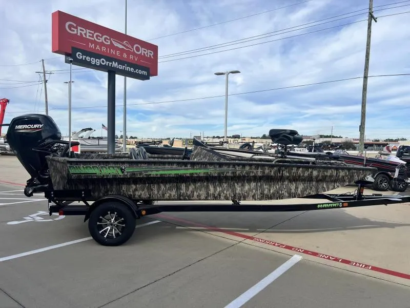 Slide: The Image of 2024 Havoc Boats 1756 FRRSC on trailer at Gregg Orr Marine & RV dealership. - 5