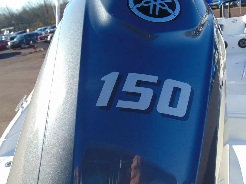 Slide: The Image of 2024 Hurricane SunDeck 191 OB outboard motor with 150 horsepower - 10