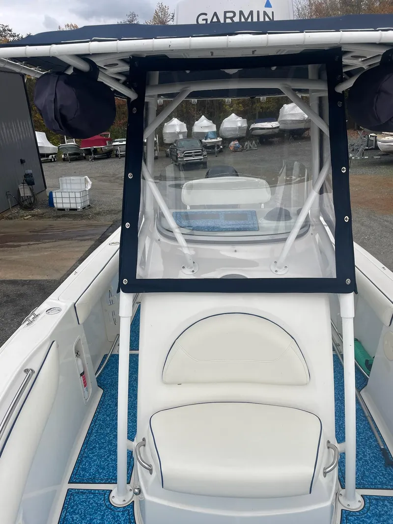 Slide: The Image of 2005 Boston Whaler Outrage 240 boat with Garmin equipment. - 8