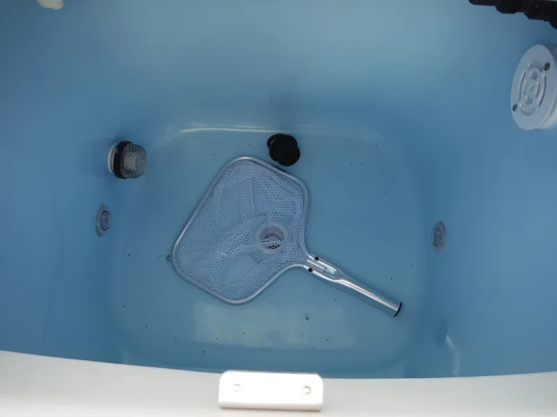 Slide: The Image of Livewell of 2020 Blackwood 270 Open Center Console boat with a fishing net. - 39