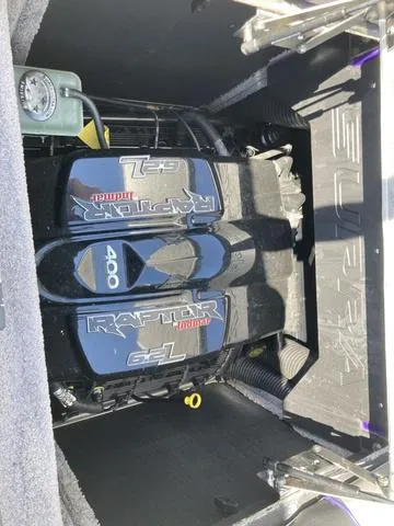 Slide: The Image of 2016 Supra SA 400 boat engine compartment with Raptor 400 engine. - 8