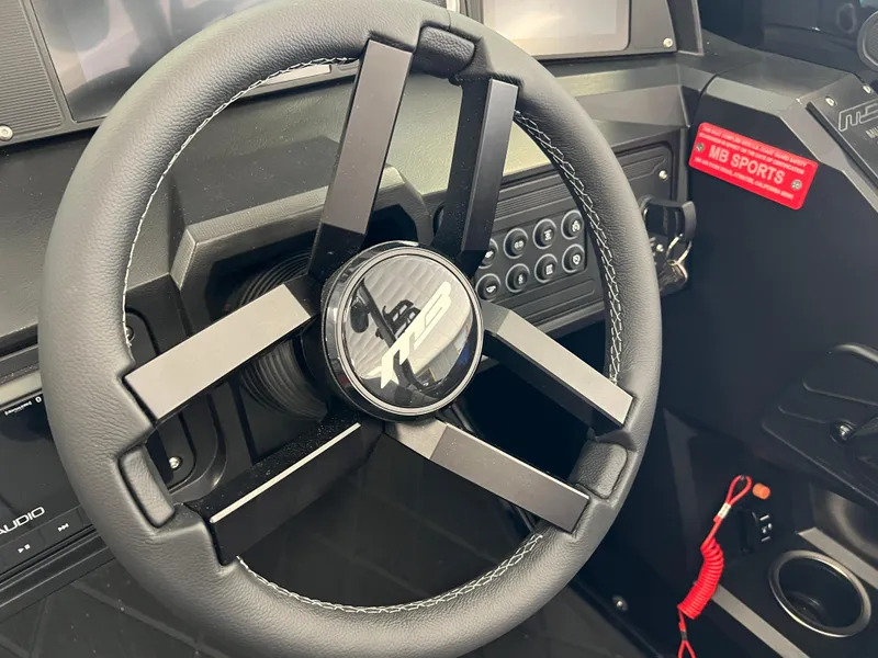 Slide: The Image of 2024 MB B52 steering wheel and dashboard interior view. - 7