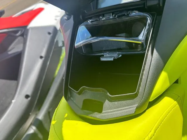 Slide: The Image of Close-up of 2024 Sea-Doo Spark Trixx storage compartment. - 4