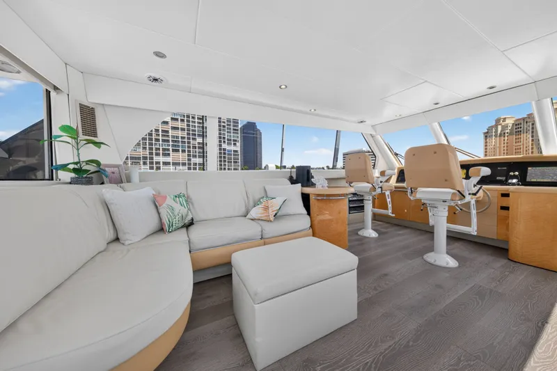 Slide: The Image of Lazzara Yachts 80 SL 2001 - 16