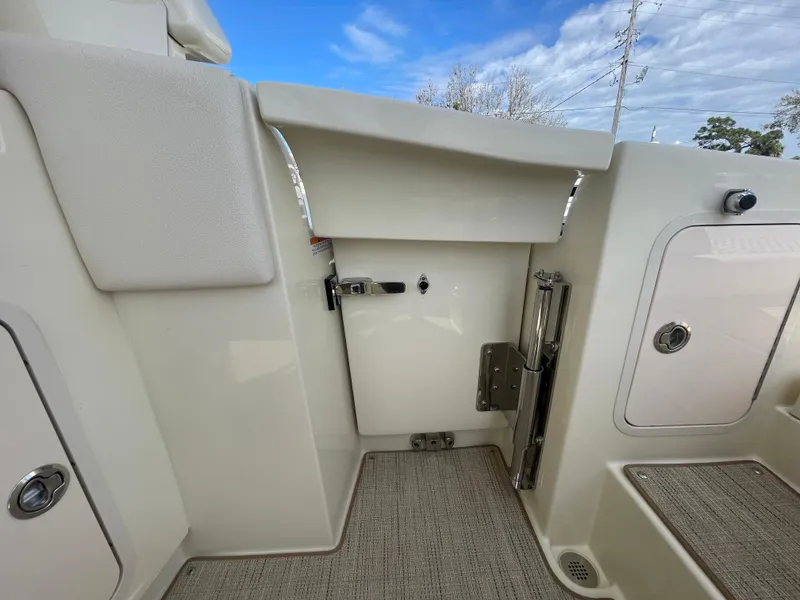 Slide: The Image of 2024 Chris-Craft Launch 31 GT interior detail, featuring clean design and high-quality materials. - 16