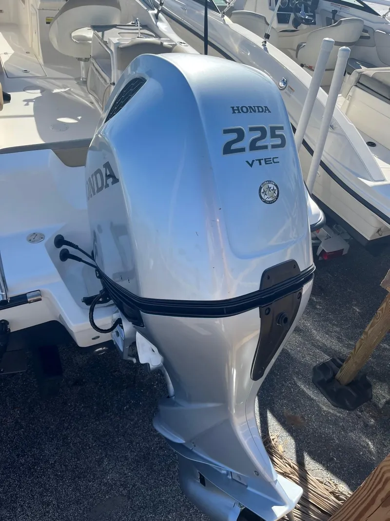 Slide: The Image of 2020 Key West 239 DFS with Honda 225 VTEC outboard motor. - 12