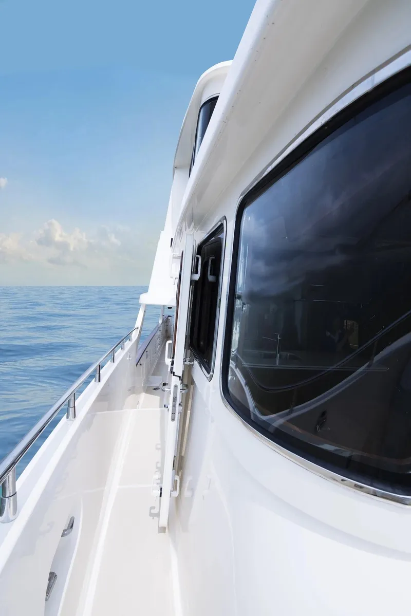 Slide: The Image of Side view of 2026 Selene 72 Classic Explorer yacht on open sea. - 3