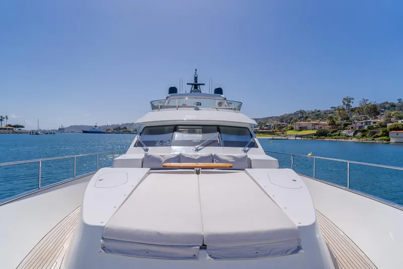 Slide: The Image of 2016 Van der Valk 78 Flybridge Motor Yacht on a sunny day. - 21