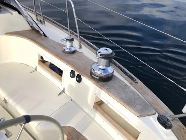 Slide: The Image of Cockpit starboard settee - 15