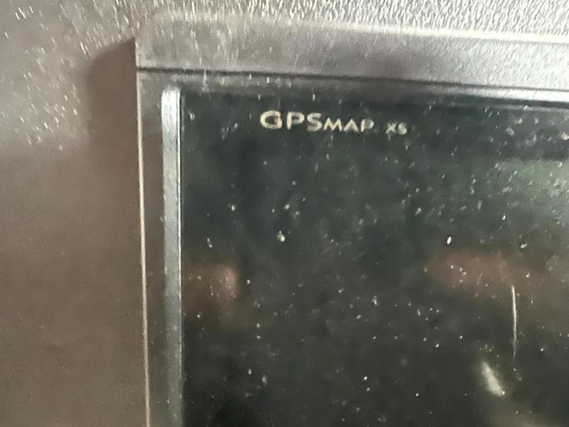 Slide: The Image of Close-up of GPSMAP xs screen on 2000 Bruckmann Bluestar 29.9 boat. - 38