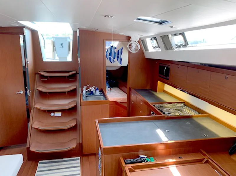 Slide: The Image of 2019 Beneteau Oceanis 48 - Galley - 7