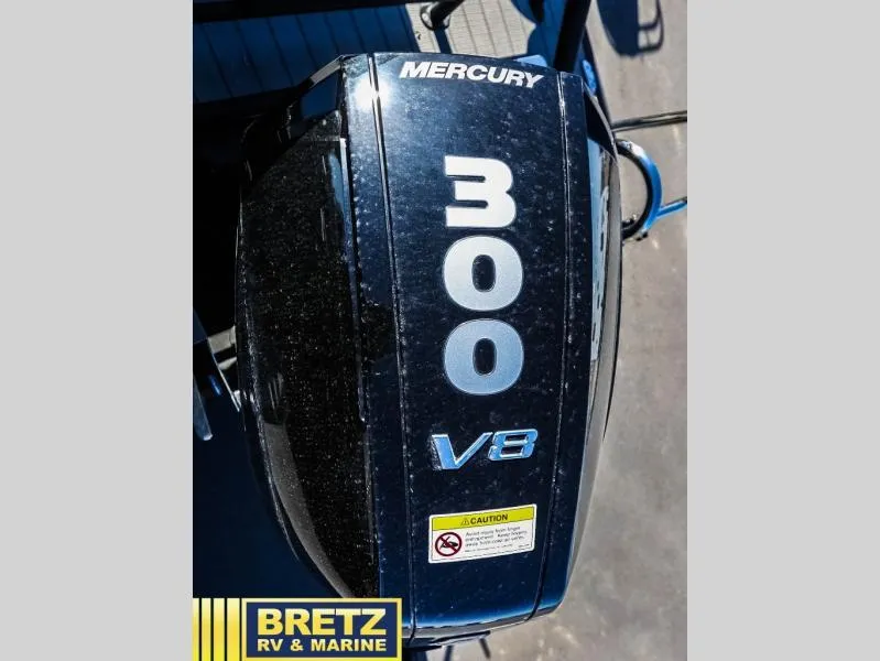 Slide: The Image of 2024 L-F DLZ BAR Mercury 300 V8 outboard motor at Bretz RV & Marine. - 22
