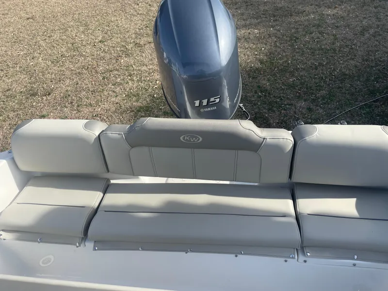 Slide: The Image of 2024 Key West 189 FS boat with Yamaha 115 outboard motor. - 10