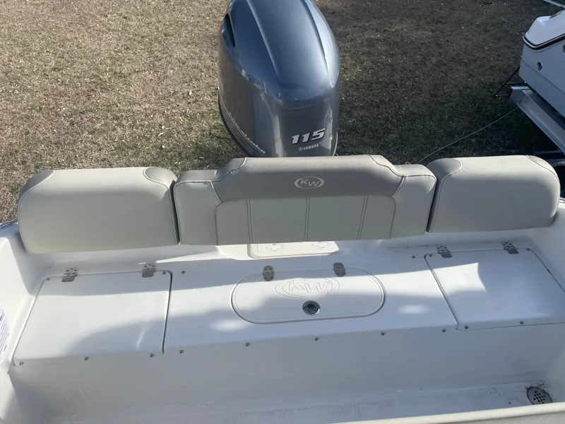 Slide: The Image of 2024 Key West 189 FS boat with Yamaha 115 outboard motor. - 5